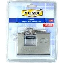 Odea Yuma Asma Kilit Kayar Milli Yatay Gri (60MM,70MM,80MM,90 Mm) (80 Mm)