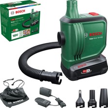 Odea Bosch Easyınflate 18 V-500 Hava Yatağı Için Elektrikli Hava Pompası/hava Pompası (1 x 2,0 Ah Akü; 18 Volt Sistem; Şişirmek ve Boşaltmak Için; Kartonda)