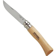 Odea Opinel Inox Kayın Saplı Paslanmaz Çelik Çakı, Unisex, Kahverengi, Nr.7