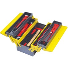Odea Izeltaş 8420005028 Takım Çantası Beş Gözlü, Sarı/gri, 28 Parça Set