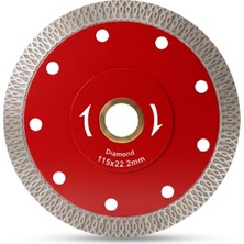 Odea Bora (1 Adet) 115 mm x 22,2 mm Elmas Testere Diski Granit Mermer Beton Kesim Disk
