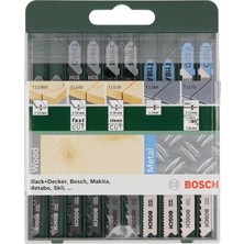Odea Bosch Professional Accessories Dekupaj Testere Seti, Yeşil, 10 Adet
