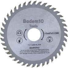 Odea BADEM10 Testere Spiral Ağaç Ahşap Sunta Kesme Testeresi 115 mm 40 Diş (2 Adet)