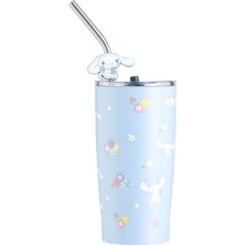 Odea Sanrio Lisanslı Cinnamoroll Çelik Matara Pipetli (580ML) By Mınıso