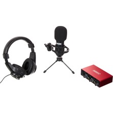 Odea Midex Stüdyo Ekipmanları Style Paket-1 BM800 Mikrofon Ses Kartı Stüdyo Kayıt Seti