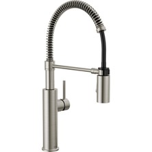 Odea Delta Faucet Antoni Pull Down Püskürtücülü Mutfak Bataryası, Ticari Mutfak Lavabo Bataryası, Mutfak Lavabo Muslukları, Manyetik Yerleştirme Püskürtme Kafası, Spotshield Paslanmaz 18803-SP-DST