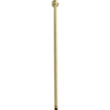Odea Westbrass 1/2 "ıps x 36" Flanşlı Tavana Monte Duş Kolu, Parlak Pirinç, D3636A-01