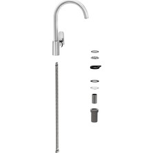 Odea Artema Shift T20 A43674 Eviye Bataryası, C Tipi, Krom