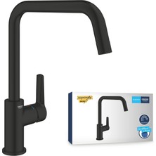 Odea Grohe Start Quickfix Eviye Bataryası | 150° Dönüş Açısı | Mat Siyah | 304702430