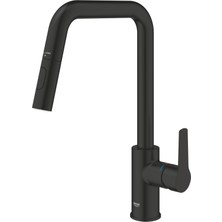 Odea Grohe Start Spiralli Eviye Bataryası | Mutfak Bataryası | Mat Siyah | 306312430