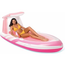 Odea Intex 57804 Pembe Cennet Bot Yatak 257 Cm, Su Sporları, Plaj Malzemesi, Şişme Ürün, Yüzme Aksesuarı, Kamp, Dalış, Güvenlik