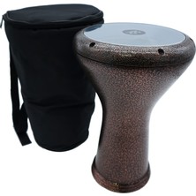 Odea 43 cm Zaza Percussion Mısır Klasik Darbuka Doumbek (Bakır Gövde, Açık Kafa)