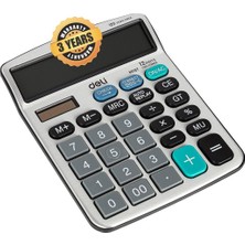 Odea Deli Hesap Makinesi Metal 12 Digit Gümüş