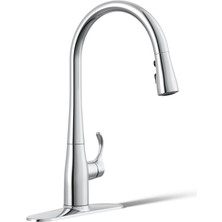 Odea Kohler 596-CP Basit Mutfak Bataryası, Tek Boy, Cilalı Krom