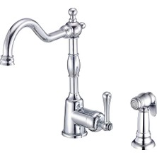 Odea (Chrome) - Danze D401157 Opulence 1.75 Gpm Single Handle Kitchen Faucet W/spray Nozzle (Chrome)