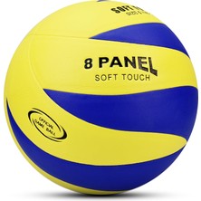 Odea Semi-Pro Voleybol Topu Lamineli Beton Zemin Softtouch Iç-Dış Mekana Uygun 8 Panel Sarı-Mavi GSV103