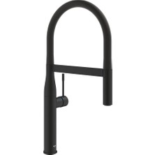 Odea Grohe Eviye Bataryası Spiralli 2 Fonk Essence Phantom Black - 30503KF0