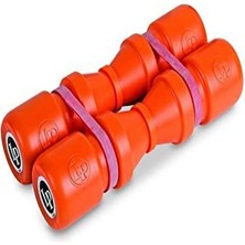 Odea Lp Latin Percussion LP441L Shaker Duoshake 16,5 Cm, 2'li Set, Plastik, Turuncu, Yüksek Sesli