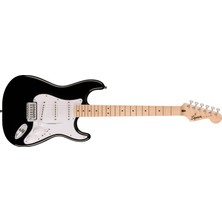 Odea Fender Squier Sonic Stratocaster Black - Maple Elektro Gitar