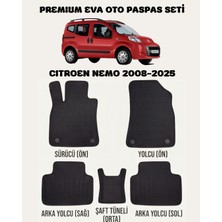 Feyza Oto Citroen Nemo Serisi 2008 - 2025 Arası Araca Özel Premium Eva Paspas Takımı 2 Yıl Garantili Araca Birebir Uyumlu Kalıplar