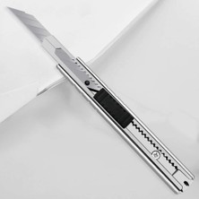 Odea 2 Adet Ince Metal Gövdeli Cep Tipi Mini Ince Maket Bıçağı Falçata 9mm