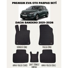 Feyza Oto Dacia Sandero Serisi 2021 - 2026 Arası Araca Özel Premium Eva Paspas Takımı 2 Yıl Garantili Araca Birebir Uyumlu Kalıplar