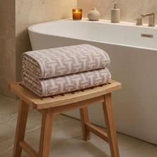 Rani Mobilya Rani Home Banyo Havlusu Seti  Bej BD-6436