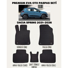 Feyza Oto Dacia Spring Serisi 2021 - 2026 Arası Araca Özel Premium Eva Paspas Takımı 2 Yıl Garantili Araca Birebir Uyumlu Kalıplar