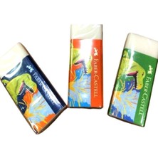 Faber-Castell Faber Castell Dino Dust Free Silgi Beyaz - 3 Adet