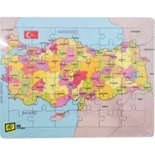 Duman Türkiye Haritası Yapboz Puzzle 25X35 - 2 Adet