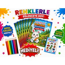 Yurt Kitap Yayın Sevimli Hayvanlar Boyama Kitabı 16 Sayfa 10 Kitap