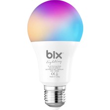 Bix SL-02 Aura Çok Renkli 11W RGB WiFi-Bluetooth Uzaktan Kontrollü Akıllı Ampul