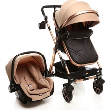 Baby Plus Canyon Travel Sistem Bebek Arabası V2 Puset Kahverengi