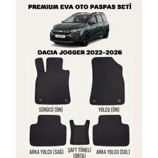 Feyza Oto Dacia Jogger Serisi 2022 - 2026 Arası Araca Özel Premium Eva Paspas Takımı 2 Yıl Garantili Araca Birebir Uyumlu Kalıplar