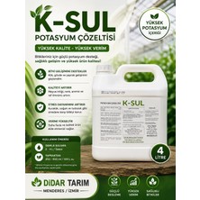manvert k-sul potasyum çözeltisi 4 litre uygun 