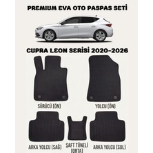 Feyza Oto Cupra Leon Serisi 2020 - 2026 Arası Araca Özel Premium Eva Paspas Takımı 2 Yıl Garantili Araca Birebir Uyumlu Kalıplar