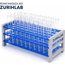 ZURIHLAB Deney Tüpü Standı - 50 Tüplük - Plastik Tüp Sporu