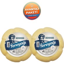 Hasmandıra Katkısız Köy Tipi Yayık Tereyağı 500 G x 2 Adet (En Az %82 Süt Yağı - 1 Kg)