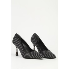 Pierre Cardin Pc - 55010 Kadın 9 cm Topuklu Taşlı Abiye Ayakkabı