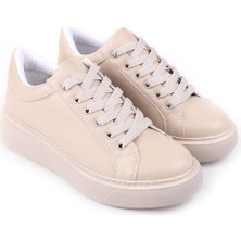 Papuç Sepeti 4716 Kadın Yüksek Topuk Günlük Sneaker Ayakkabı