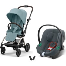 Cybex Eezy S Twist+2 Travel Sistem | Stormy Blue & Aton Steel Grey