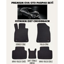 Feyza Oto Citroen Ds7 Ds 7 Crossback Serisi 2017 - 2026 Arası Araca Özel Premium Eva Paspas Takımı 2 Yıl Garantili Araca Birebir Uyumlu Kalıplar