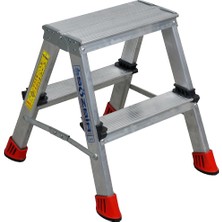 Sözbir Merdiven 2+2 Çift Çıkışlı Premium Alüminyum Merdiven 50X20 Çok Amaçlı/pratik/kolay