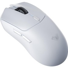 Esranın Dünyası Aula SC580X Kablolu ve Kablosuz Gaming Oyuncu Mouse Beyaz PAW3395 Sensör 10000 Dpı 1000Hz Hafif