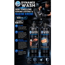 Dynamix Wash 2'li Set Deri Temizleme, Koruma ve Bakım Kremi 500 ml