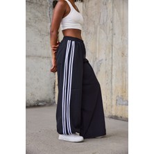Superblue Kadın Şerit Detaylı Bol Baggy Pantolon