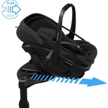 Esranın Dünyası Maxi-Cosi Coral Slidepro Isofix Bazalı 360 Dönebilen Tam Yatabilen Modüler 0-13 kg Ana Kucağı Black