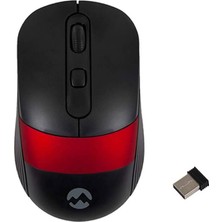 Esranın Dünyası Everest Sm-18 USB Siyah/kırmızı 2.4ghz Optik Kablosuz Mouse