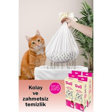 Esranın Dünyası Dali Pet Kedi Kumu Filtresi, Elekli Filtre, Kokusuz – Kedi Tuvaleti Temizleme Filtresi, Kedi Bakım, Kolay ve Zahmetsiz Temizlik, Kapalı ve Açık Tuvaletler Için Uyumludur, 4’lü Paket