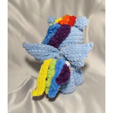 Zeanqua El Yapımı Tığ Işi My Little Pony Peluş Oyuncak | Rainbow Dash